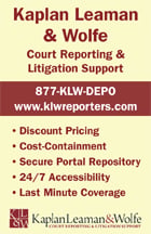 Kaplan Leaman & Wolfe Court Reporting & Litigation Support