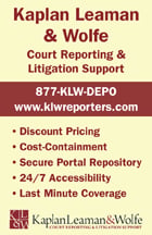 Kaplan Leaman & Wolfe Court Reporting & Litigation Support