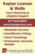 Kaplan Leaman & Wolfe Court Reporting & Litigation Support