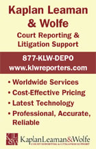 Kaplan Leaman & Wolfe Court Reporting & Litigation Support